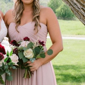 Jenny Yoo Whipped Apricot Mira Bridesmaid Dress -8